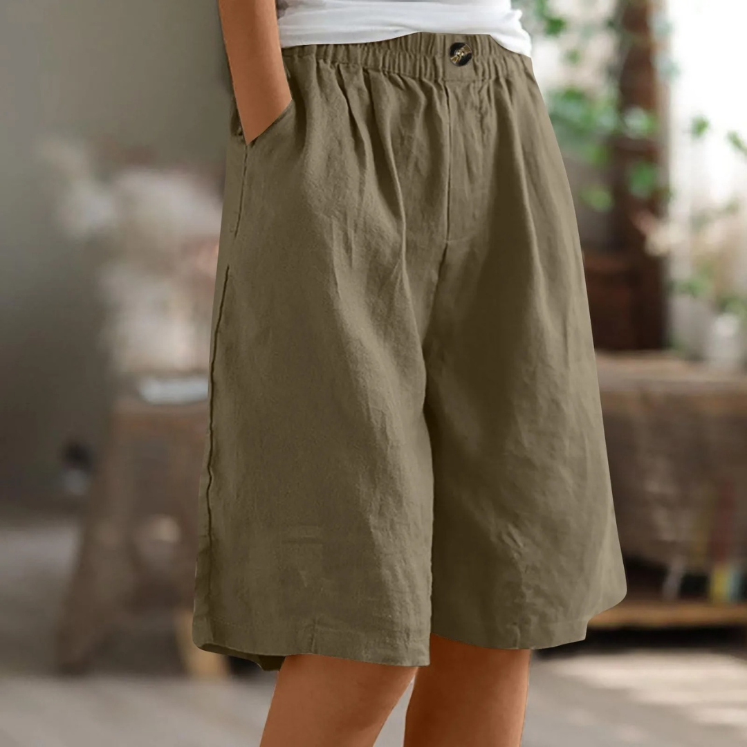 Marianne | Dame Brede Ben Casual Shorts Med Lommer - Freya Kobenhavn