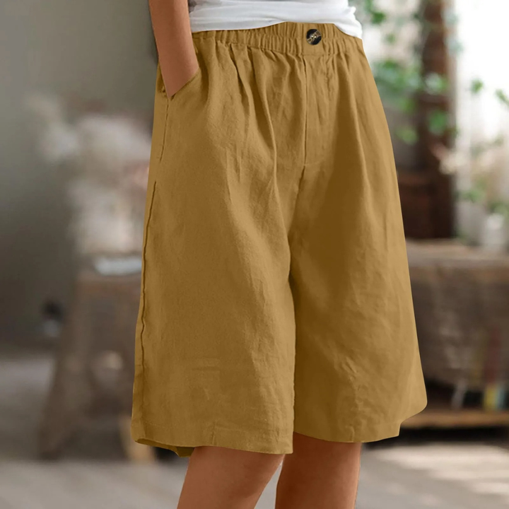 Marianne | Dame Brede Ben Casual Shorts Med Lommer - Freya Kobenhavn
