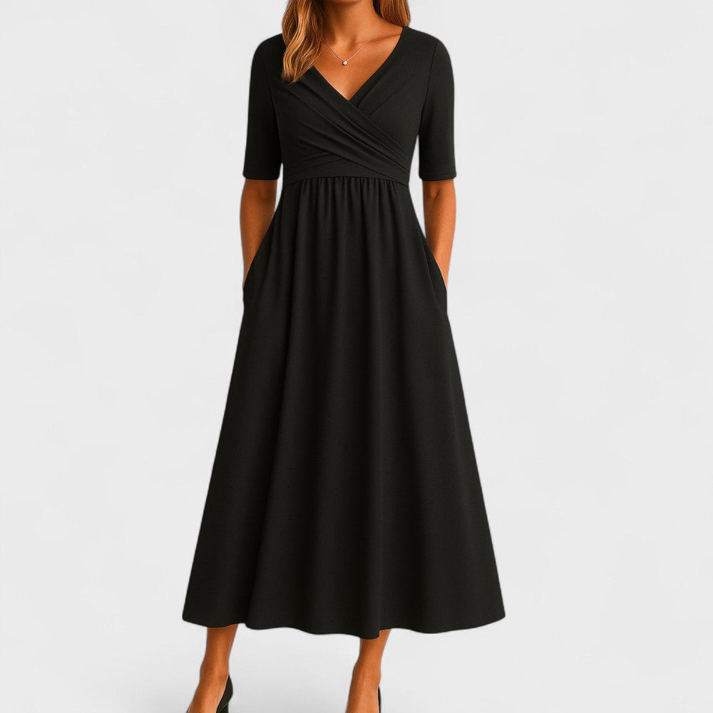 Joanna | Elegant Midi Kjole til Sommeren - Freya Kobenhavn
