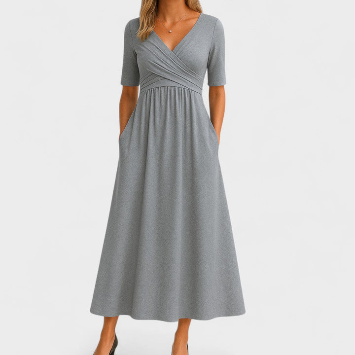 Joanna | Elegant Midi Kjole til Sommeren - Freya Kobenhavn