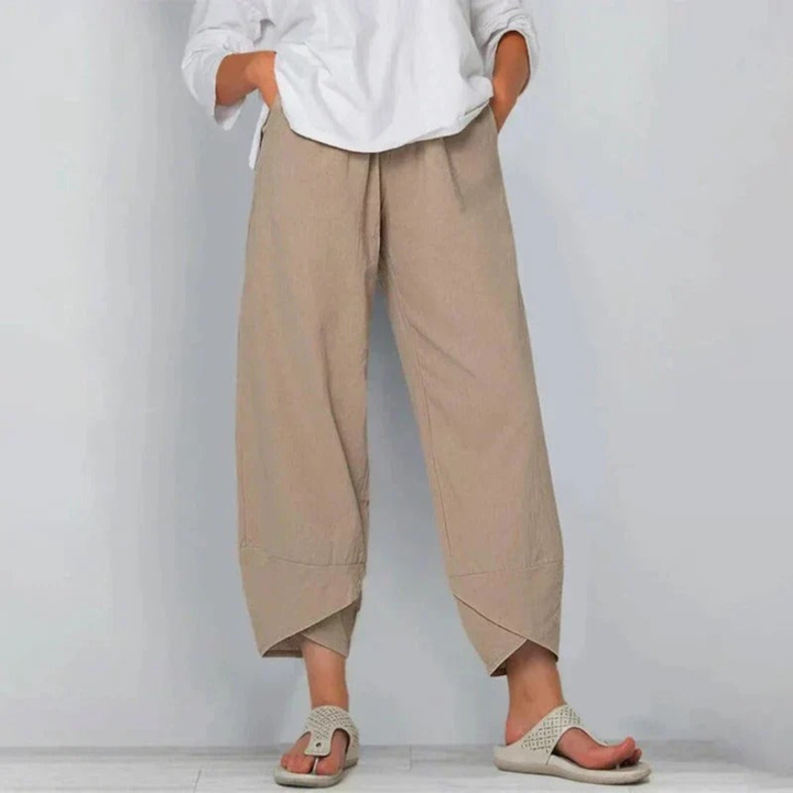 Juliane | Dame Brede Ben Casual Cropped Bukser - Freya Kobenhavn