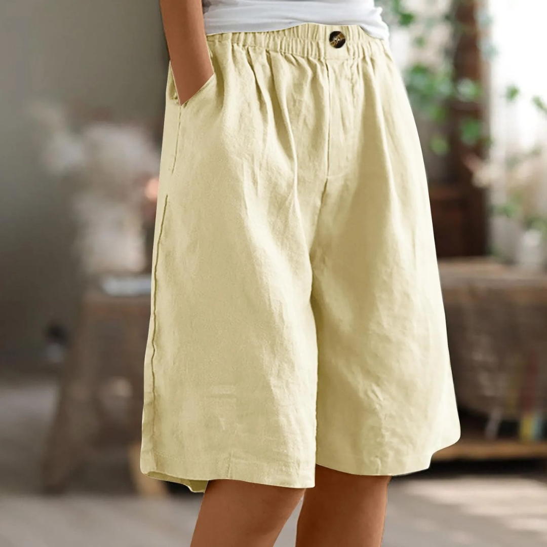 Marianne | Dame Brede Ben Casual Shorts Med Lommer - Freya Kobenhavn