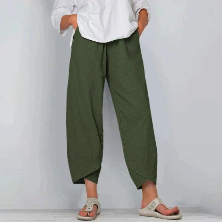Juliane | Dame Brede Ben Casual Cropped Bukser - Freya Kobenhavn