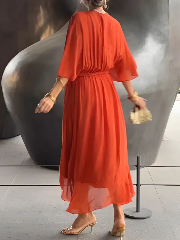 Lori™ | Timeless Wrap Midi Dress - Freya Kobenhavn