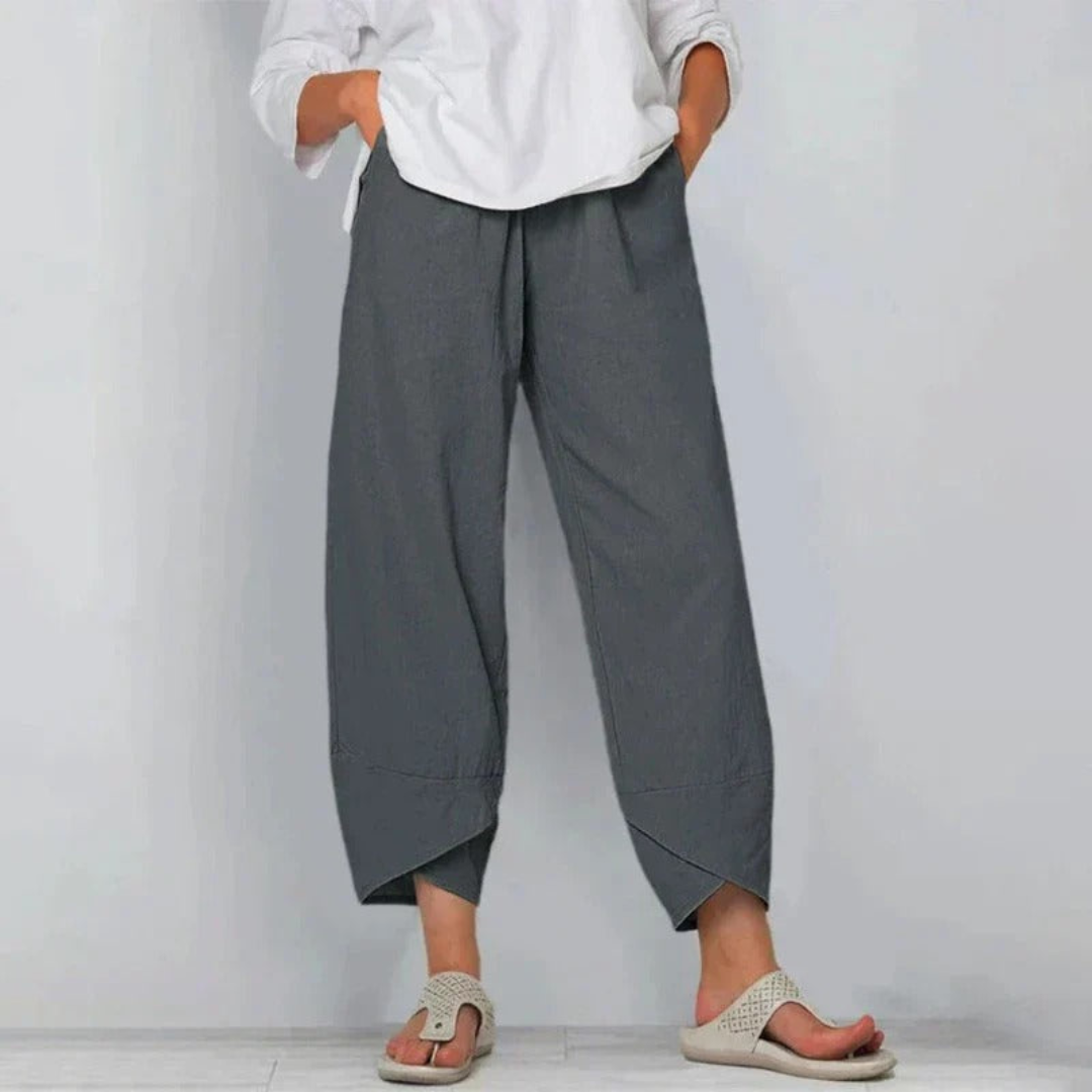 Juliane | Dame Brede Ben Casual Cropped Bukser - Freya Kobenhavn
