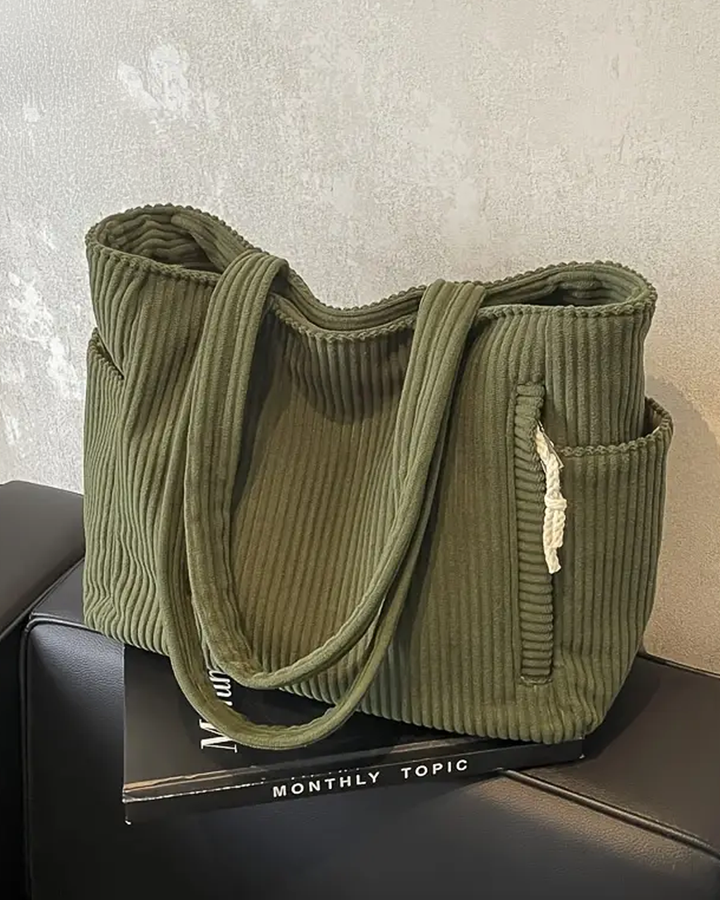 Ines | Stilfuld Casual Skuldertaske med Snordetalje - Freya Kobenhavn