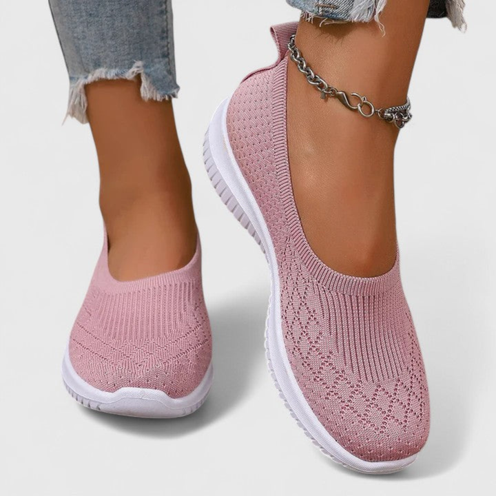 Klara | Dame Letvægts Slip On Strik Flats - Freya Kobenhavn