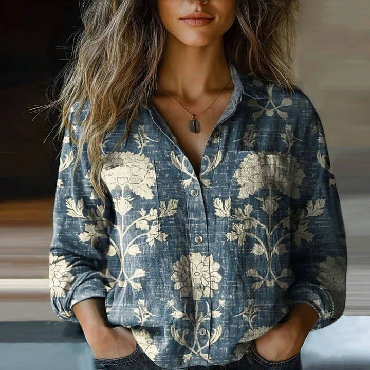 Rebecca™ | Bohemian Pattern Vintage Blouse - Freya Kobenhavn