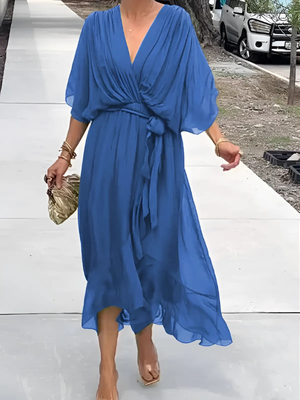 Lori™ | Timeless Wrap Midi Dress - Freya Kobenhavn