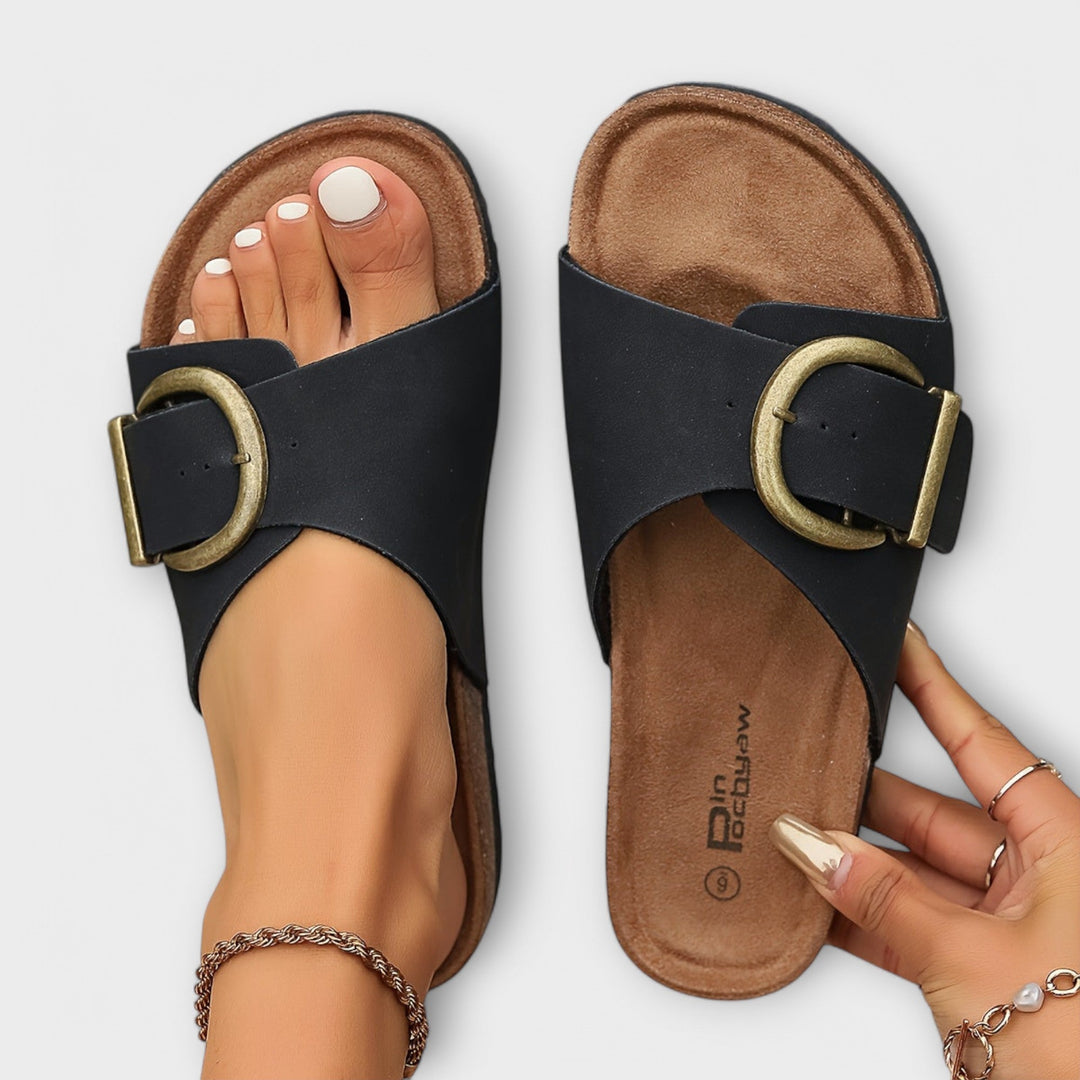 Margie | Komfortable Dame Sandaler Med Spænde - Freya Kobenhavn