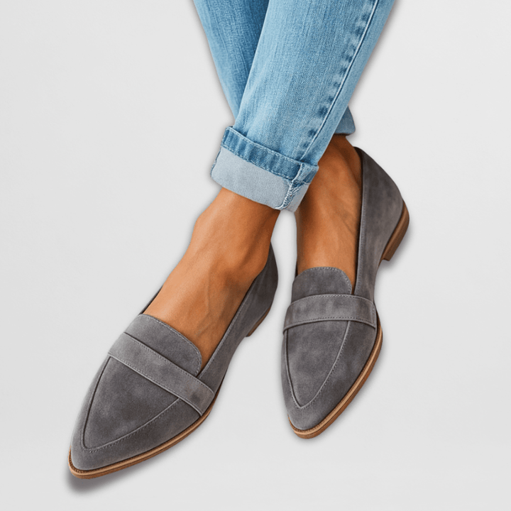 Helen | Orthopedic Soft Suede Loafers - Freya Kobenhavn