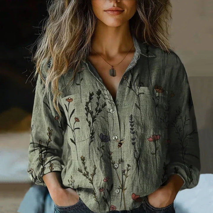 Rebecca™ | Bohemian Pattern Vintage Blouse - Freya Kobenhavn