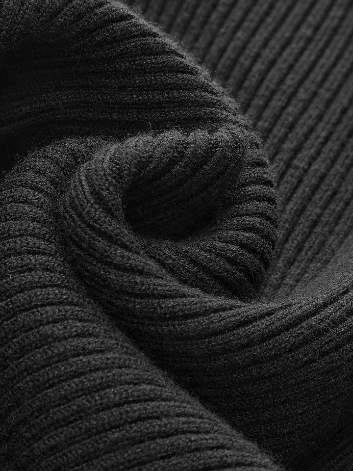 Birthe | Dame Forårs Stilfuld Ribstrikket Rullekrave Sweater - Freya Kobenhavn