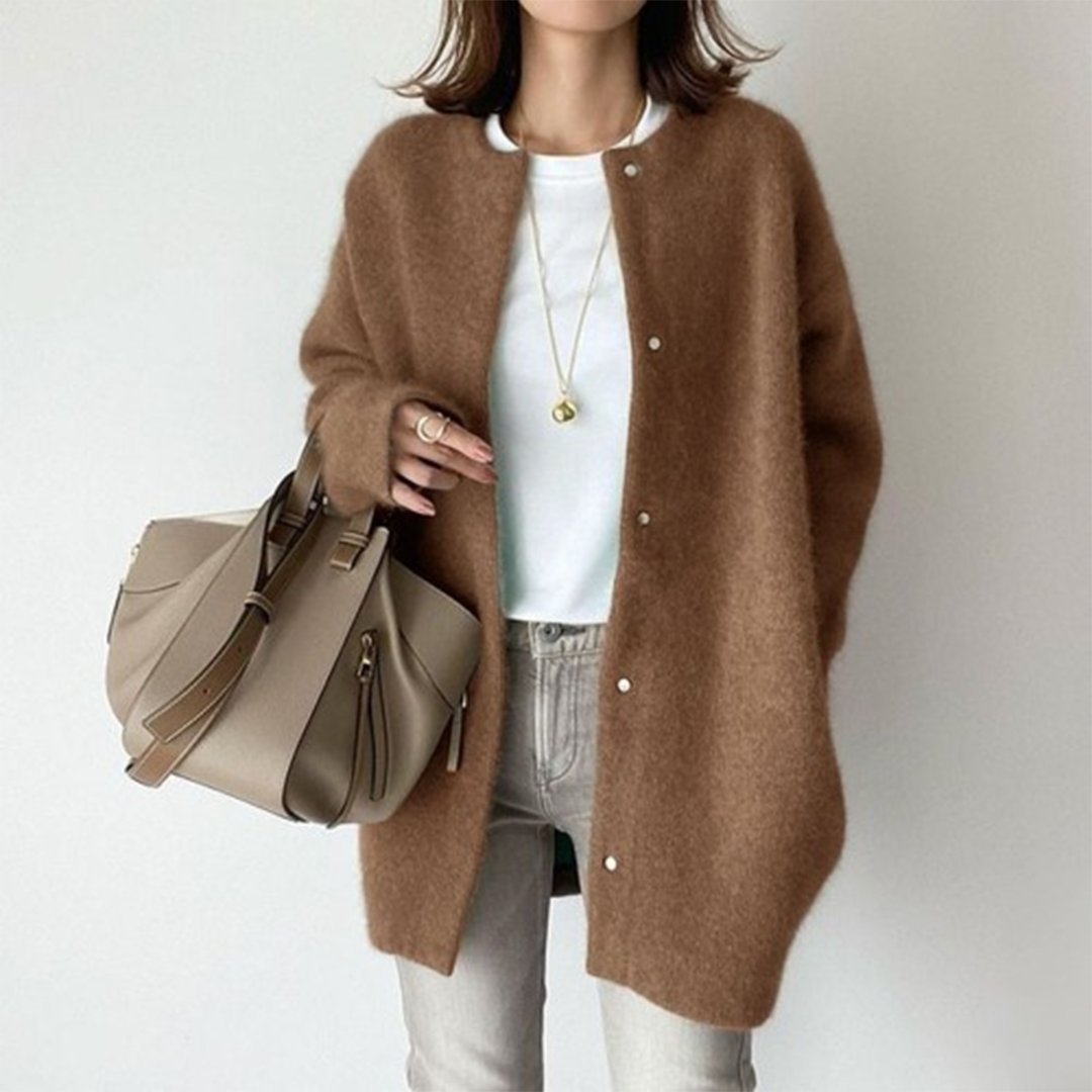 Julia™ | Blød Knaplukket Cardigan - Freya Kobenhavn