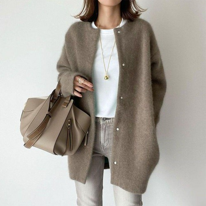Julia™ | Blød Knaplukket Cardigan - Freya Kobenhavn