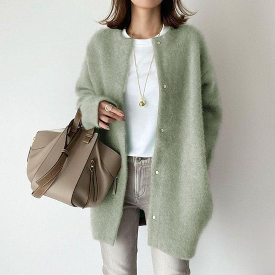 Julia™ | Blød Knaplukket Cardigan - Freya Kobenhavn