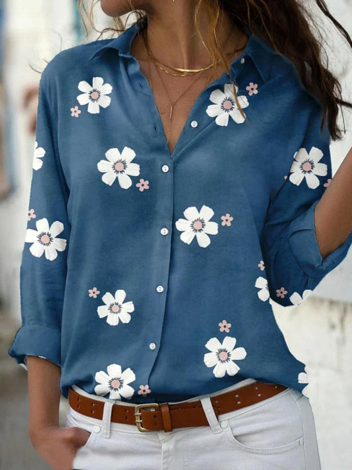 Darya™ | Floral Print Blouse - Freya Kobenhavn