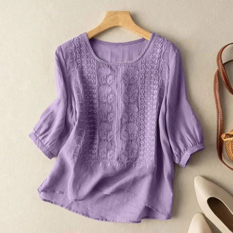 Sonia™ | Floral Relaxed Blouse - Freya Kobenhavn