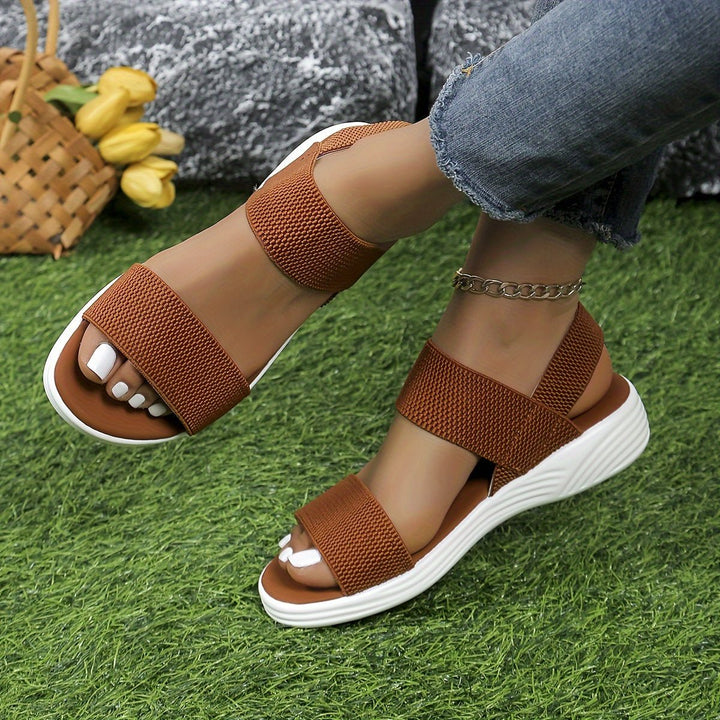 Cross-Strap Sandaler Polstrede Komfort Hverdags