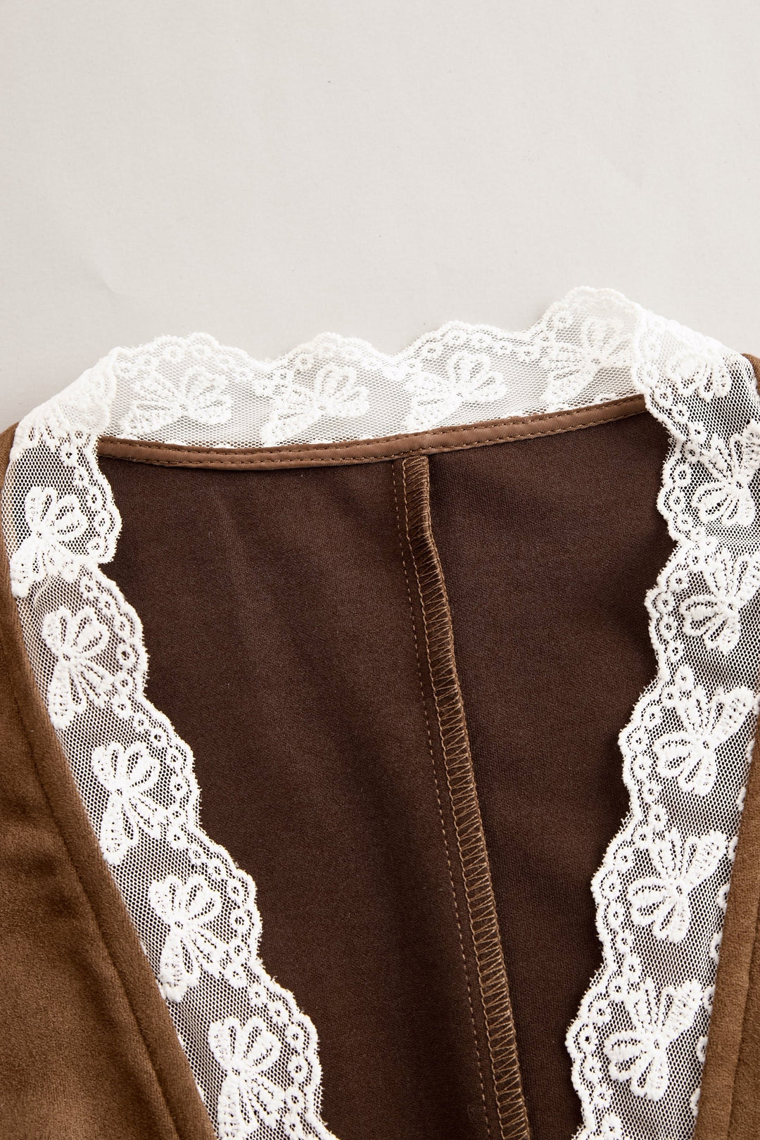 Dame Fitted Western Bluse Blondeermer Dyb V-udskæring Trykknapper