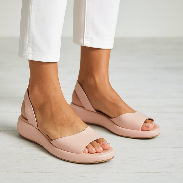 Dame Komfort Sandaler Ergonomiske Polstrede - Light Pink