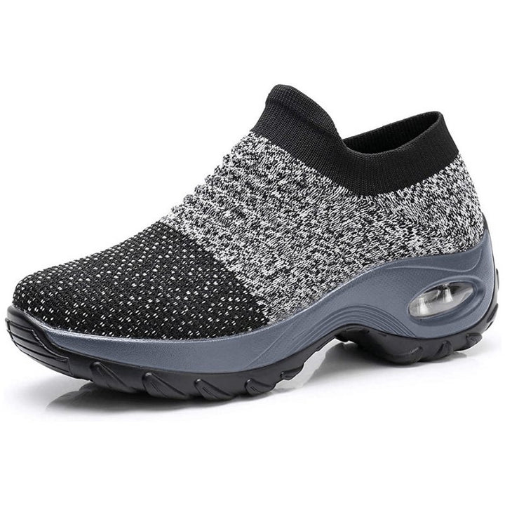 Dame Orthopædiske Memory Foam Slip-On Sneakers - Gray