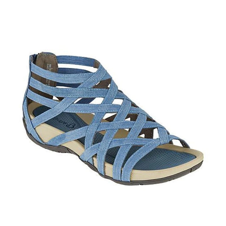 Dame Ortopædiske Justerbare Summer Sandaler - Light Blue
