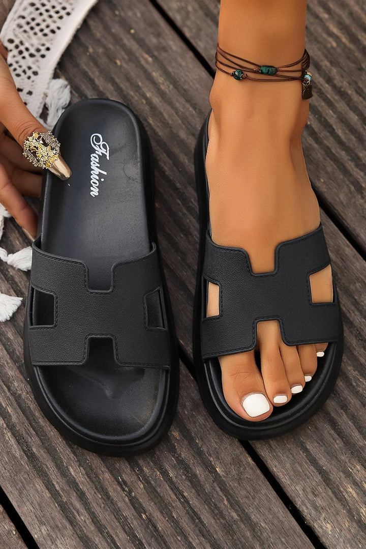 Dame Ortopædiske Platform Sandaler med Udskæring