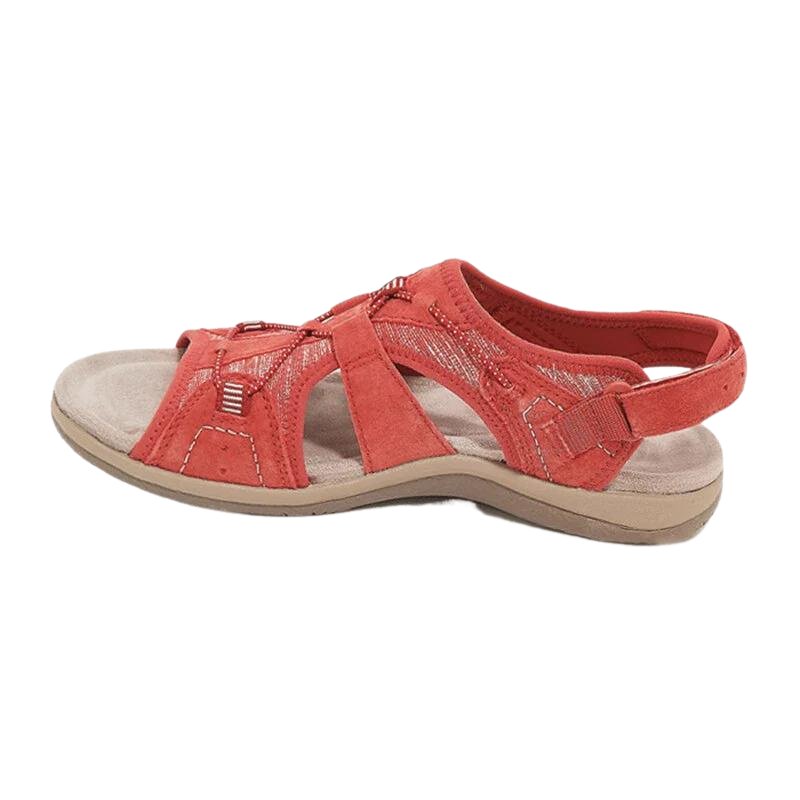 Dame Ortopædiske Sommer Sandaler - Red