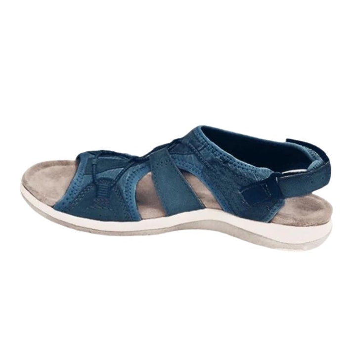 Dame Ortopædiske Sommer Sandaler - Navy Blue