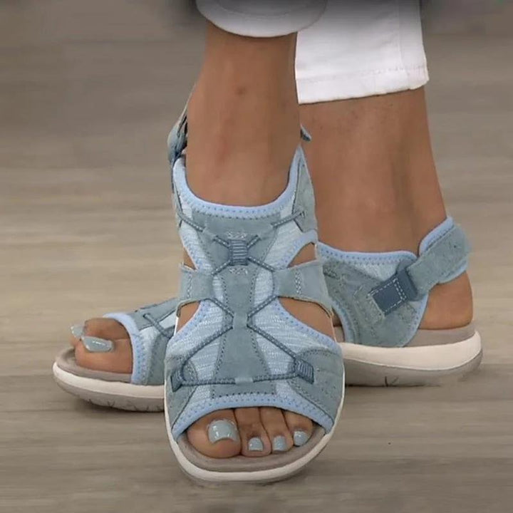 Dame Ortopædiske Sommer Sandaler - Blue