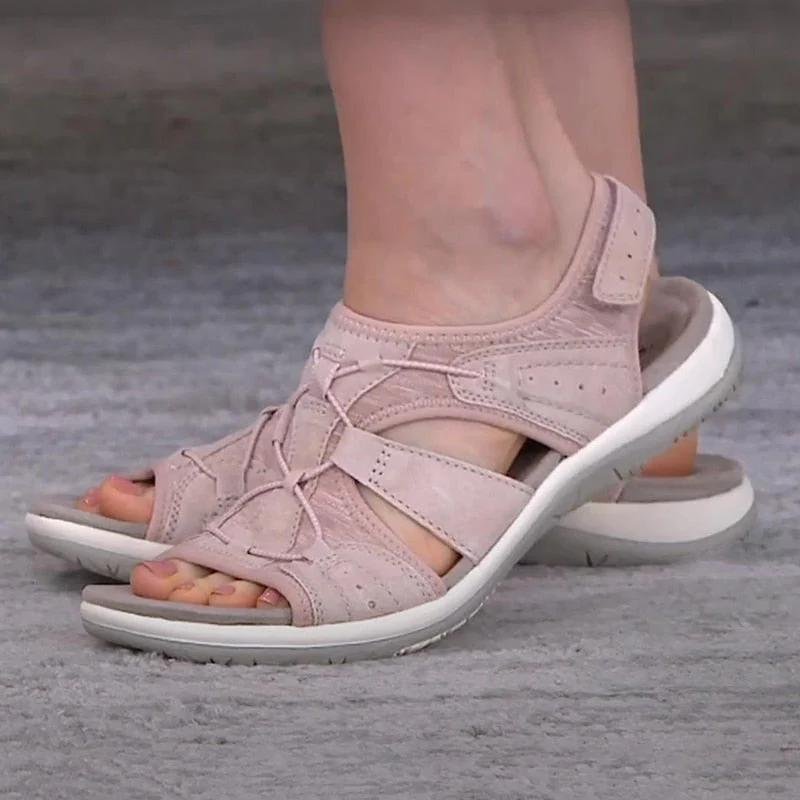Dame Ortopædiske Sommer Sandaler - Pink