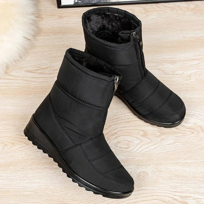 Dame Waterproof Boots Vinter Ankelstøvler Polstret
