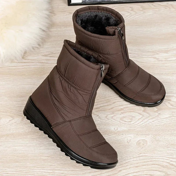 Dame Waterproof Boots Vinter Ankelstøvler Polstret