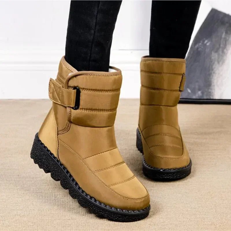 Dame Waterproof Boots Vinter Ankelstøvler Polstret