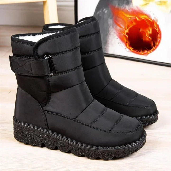 Dame Waterproof Boots Vinter Ankelstøvler Polstret
