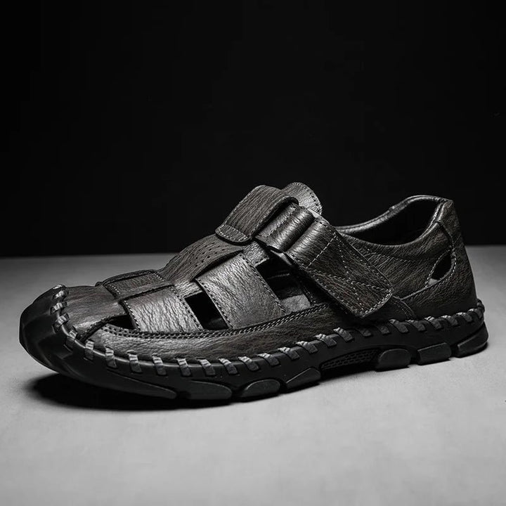 Fisherman Sandaler Ægte Læder Lukket Tå Herre