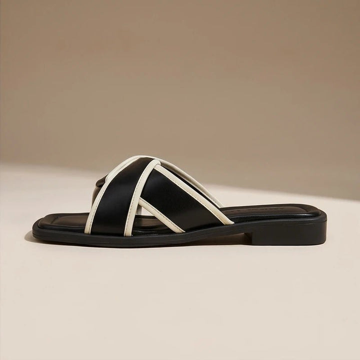 Fisherman Sandaler Kryds Remme Dame Slip-On Flade