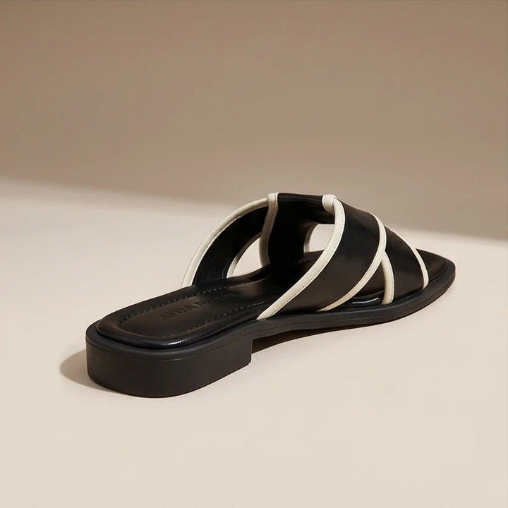 Fisherman Sandaler Kryds Remme Dame Slip-On Flade