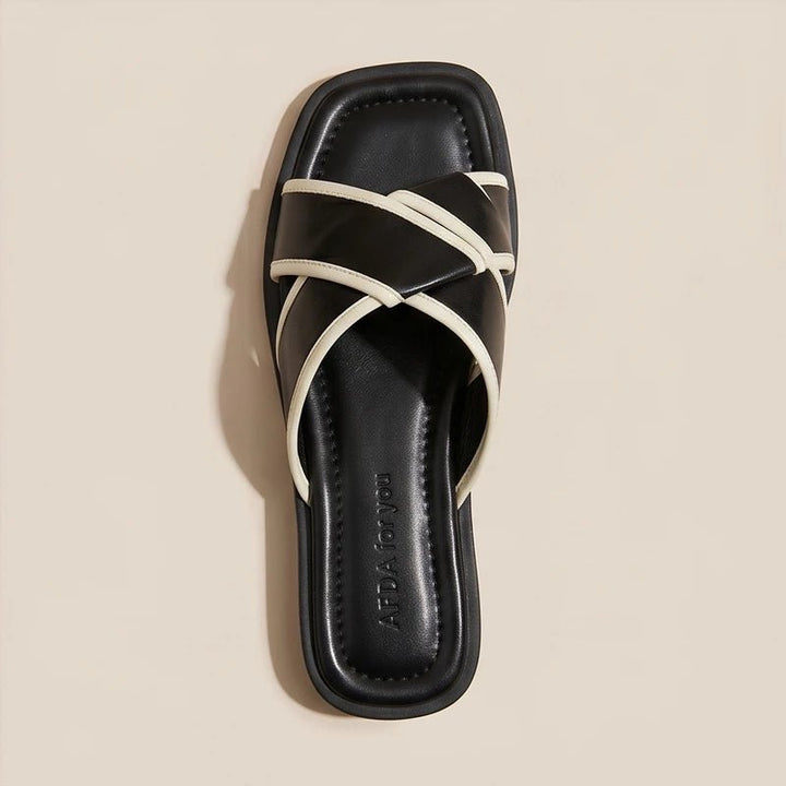 Fisherman Sandaler Kryds Remme Dame Slip-On Flade