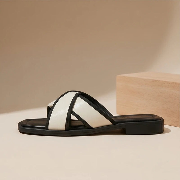 Fisherman Sandaler Kryds Remme Dame Slip-On Flade