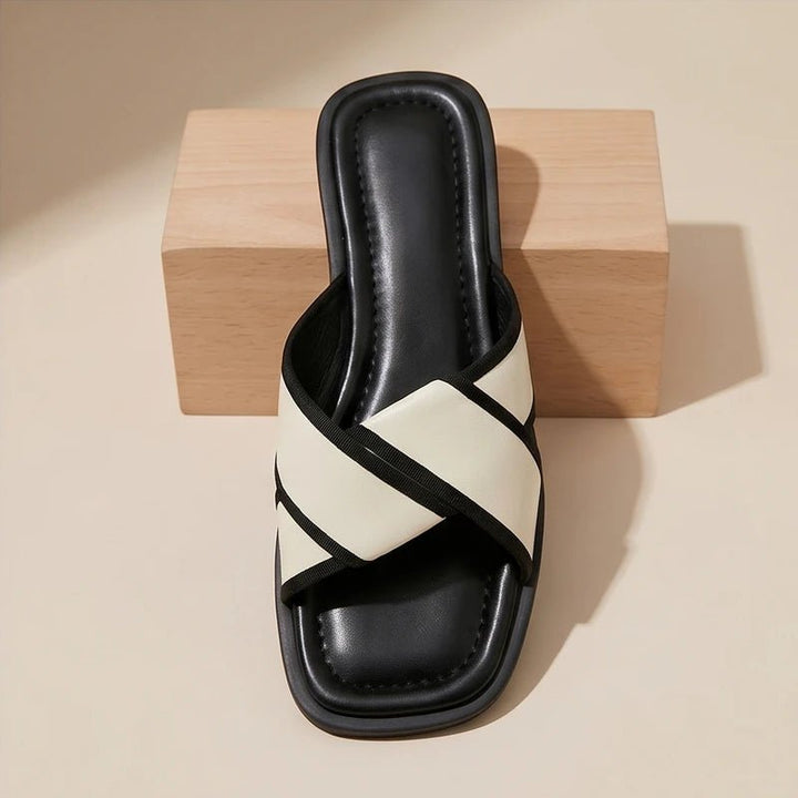 Fisherman Sandaler Kryds Remme Dame Slip-On Flade