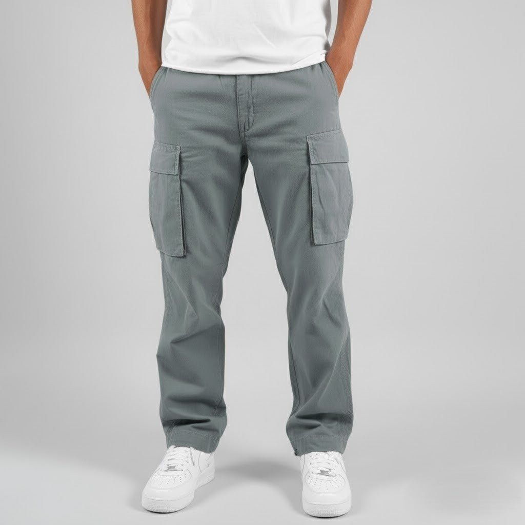 Jørn | Herres cargobukser med afslappet pasform og sidelommer i streetwear-stil - Freya Kobenhavn
