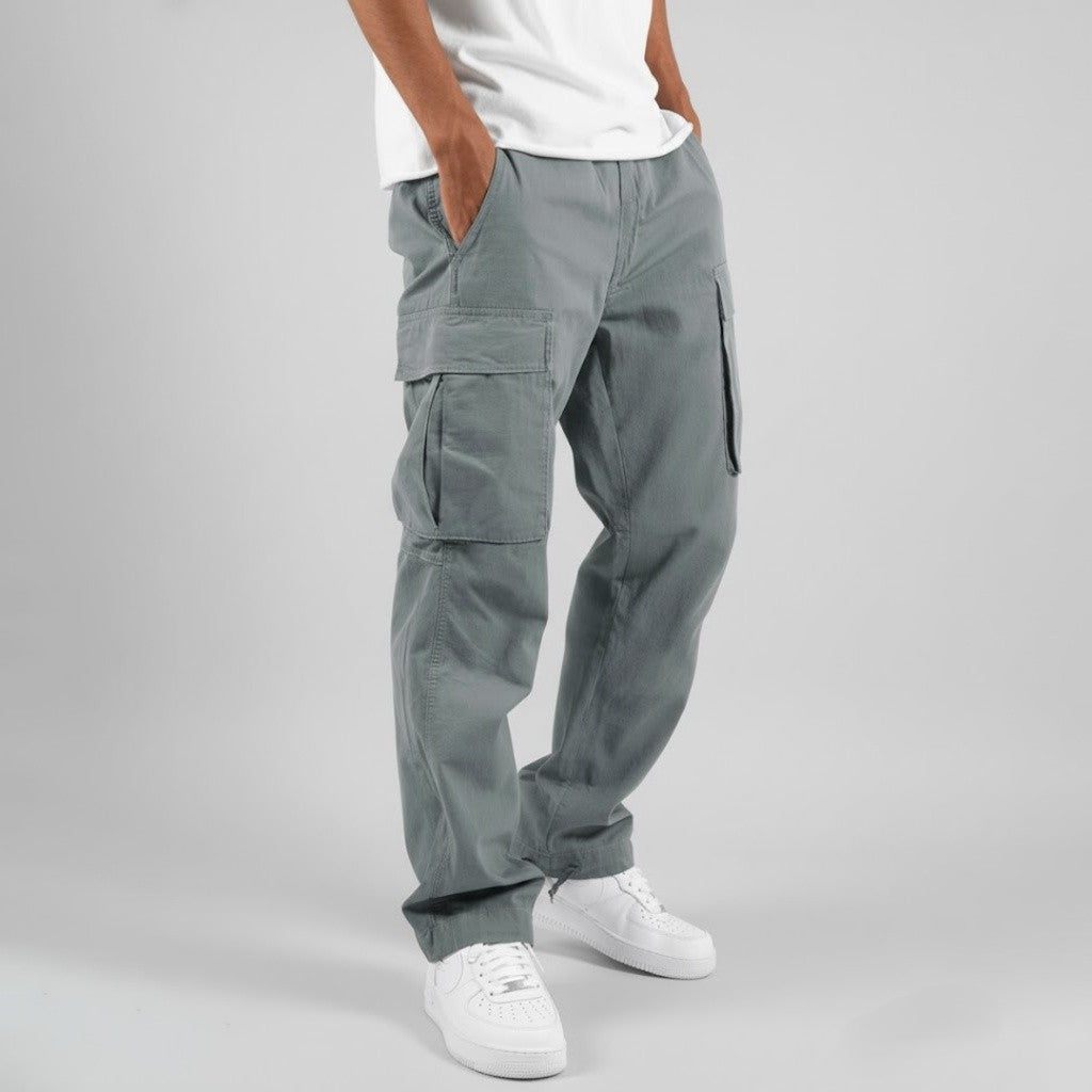 Jørn | Herres cargobukser med afslappet pasform og sidelommer i streetwear-stil - Freya Kobenhavn