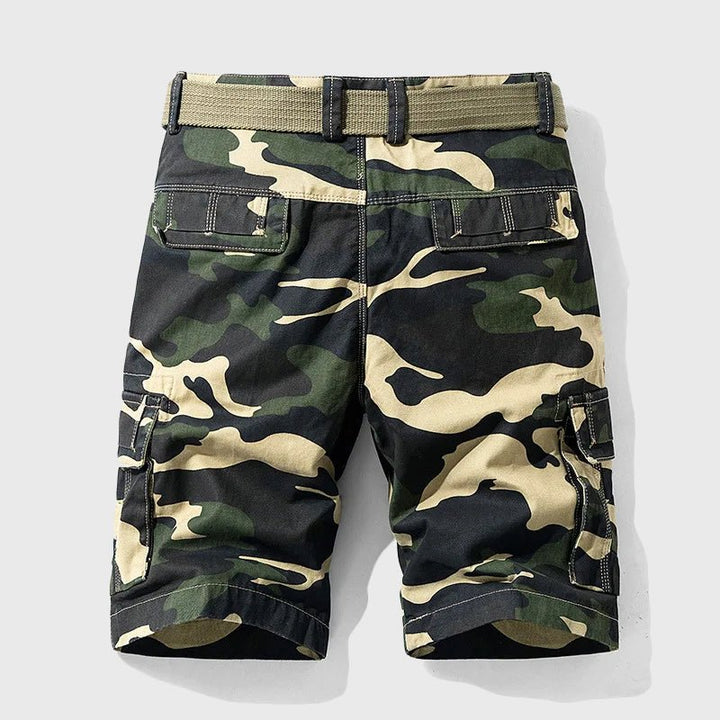 Herre Camouflage Cargo Short Knælang Bælte