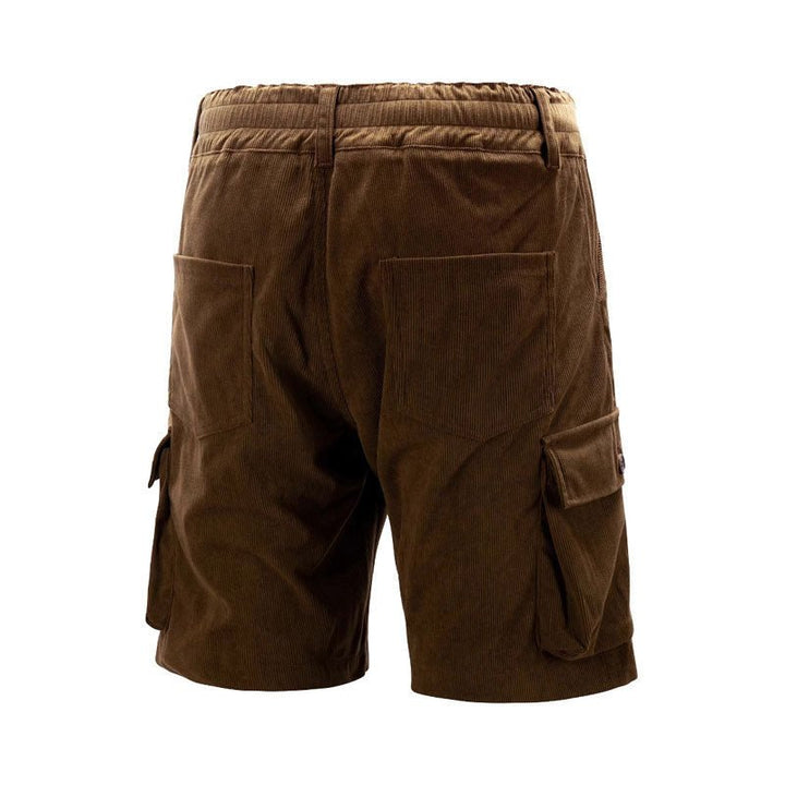 Herre Cargo Shorts Fløjlskorduroy Knælange Multifunktionelle