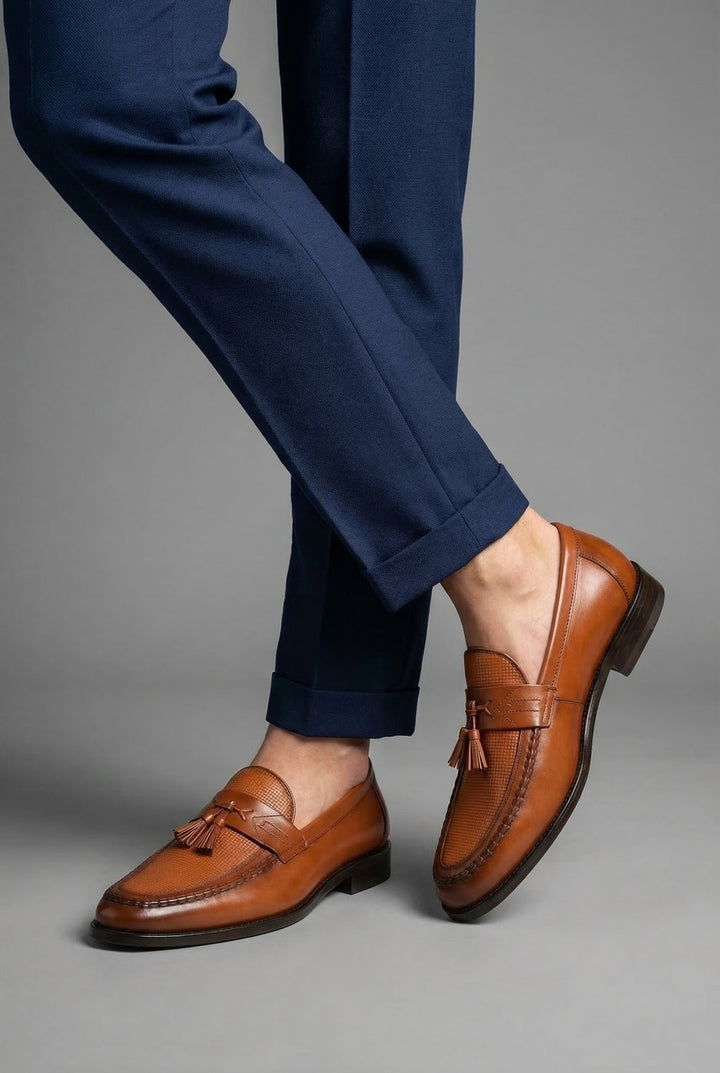 Herre Klassisk Flettede Kvast Slip-On Loafers