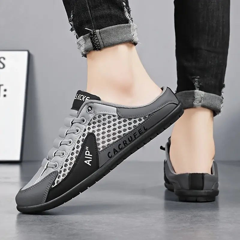 Herres Åbenhæl Snøre-Sneaker Sandal til Daglig Komfort
