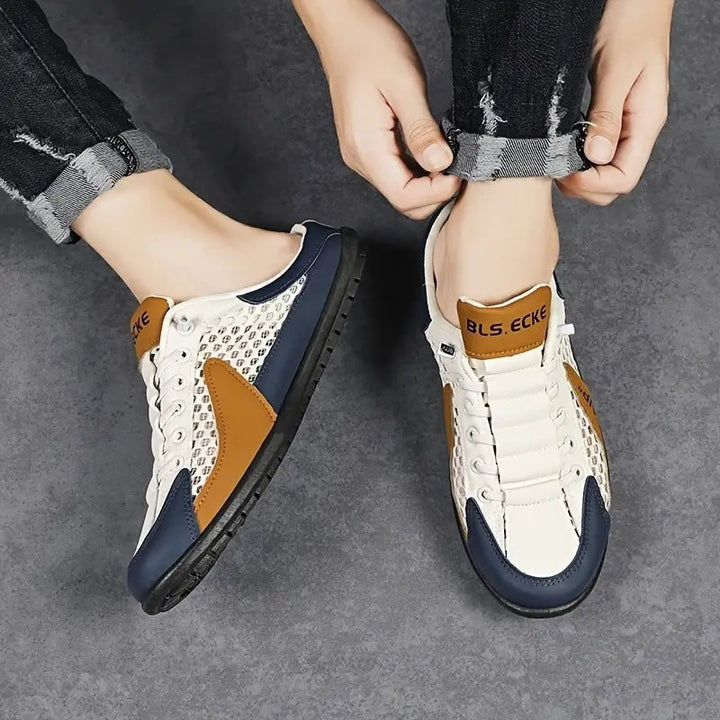 Herres Åbenhæl Snøre-Sneaker Sandal til Daglig Komfort