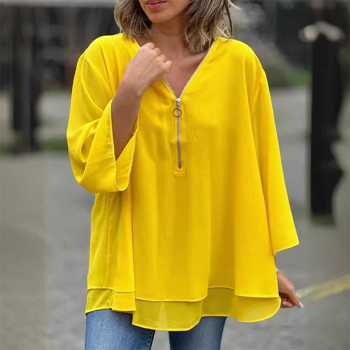 Susie | Stilfuld Løs Bluse - Freya Kobenhavn